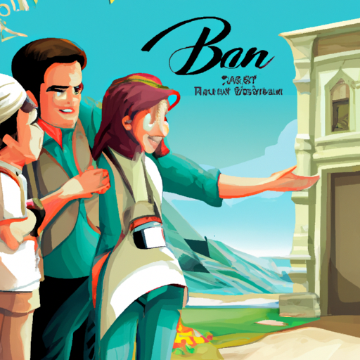 A family looking at a brochure of Bein Harim Tours, eager to start their adventure.